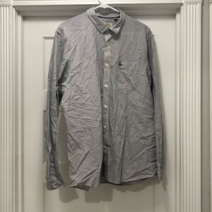 Jack Wills - Blue/White Stripped Button Down with Pocket, NWOT, XL